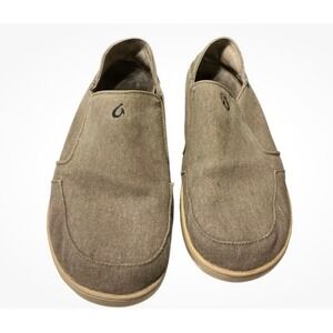 Men's Olukai‎ Nohea Lole Gray Slip On Shoes Size 11 Casual